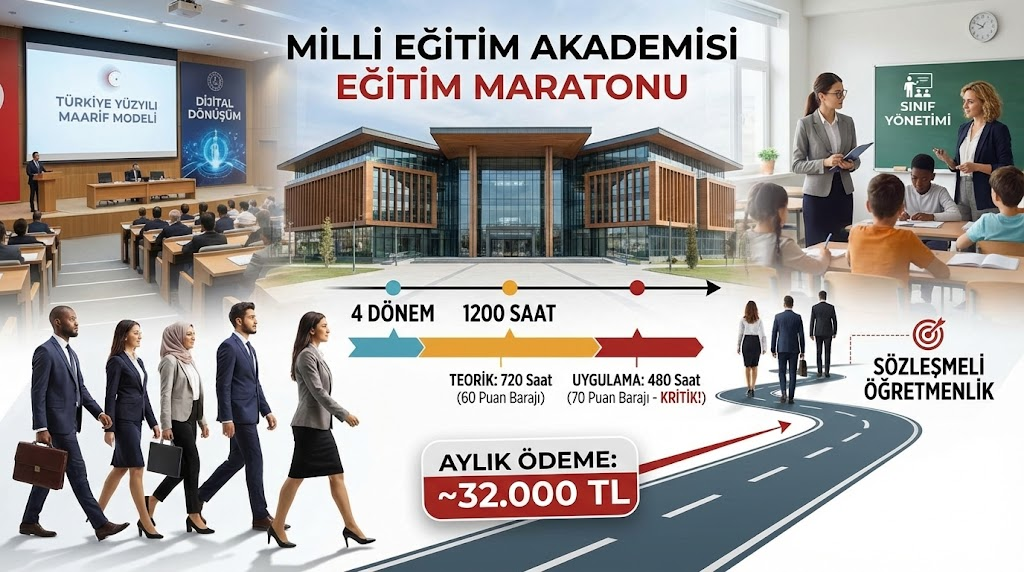 ÖĞRETMENLİKTE "AKADEMİ" DEVRİ: 4 Dönemlik Yoğun Eğitim ve 70 Puan Barajı!