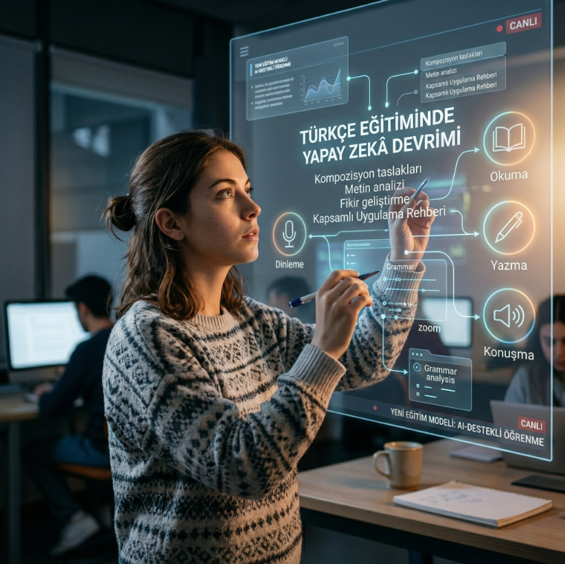 Türkçe Eğitiminde Yapay Zekâ Destekli Dönüşüm Rehberi