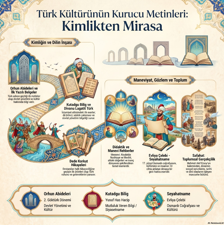 "Türk Kültürünün Kurucu Metinleri" Ders Notu Yayında